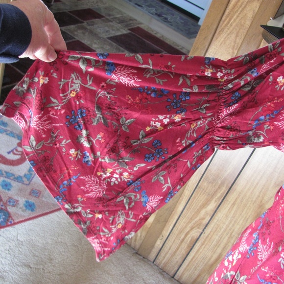 Rodeo Fox  Cranberry Field Bell-Sleeve Tunic  Bran - Picture 5 of 8